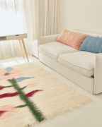 Wool Rug "Flower"