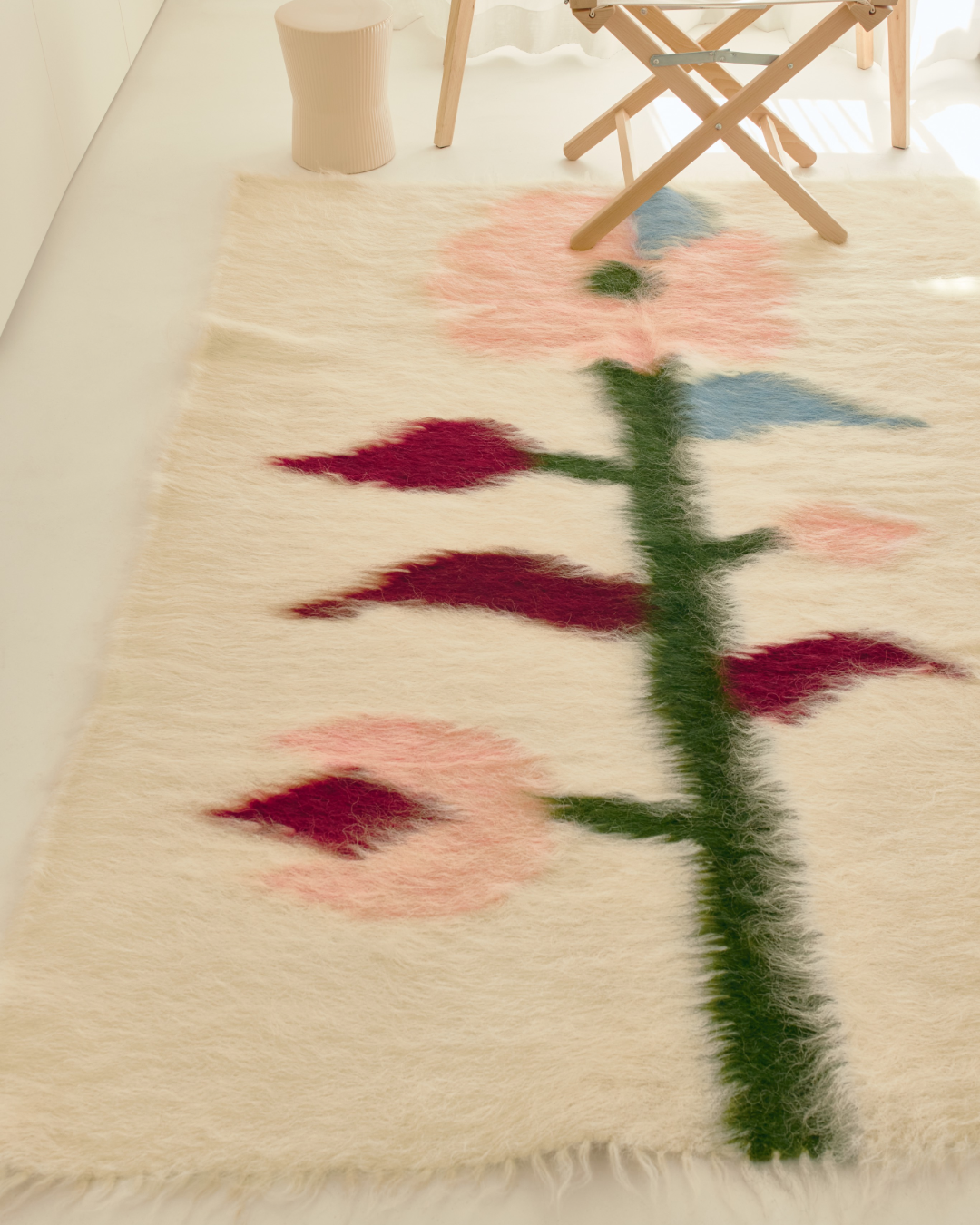 Wool Rug "Flower"