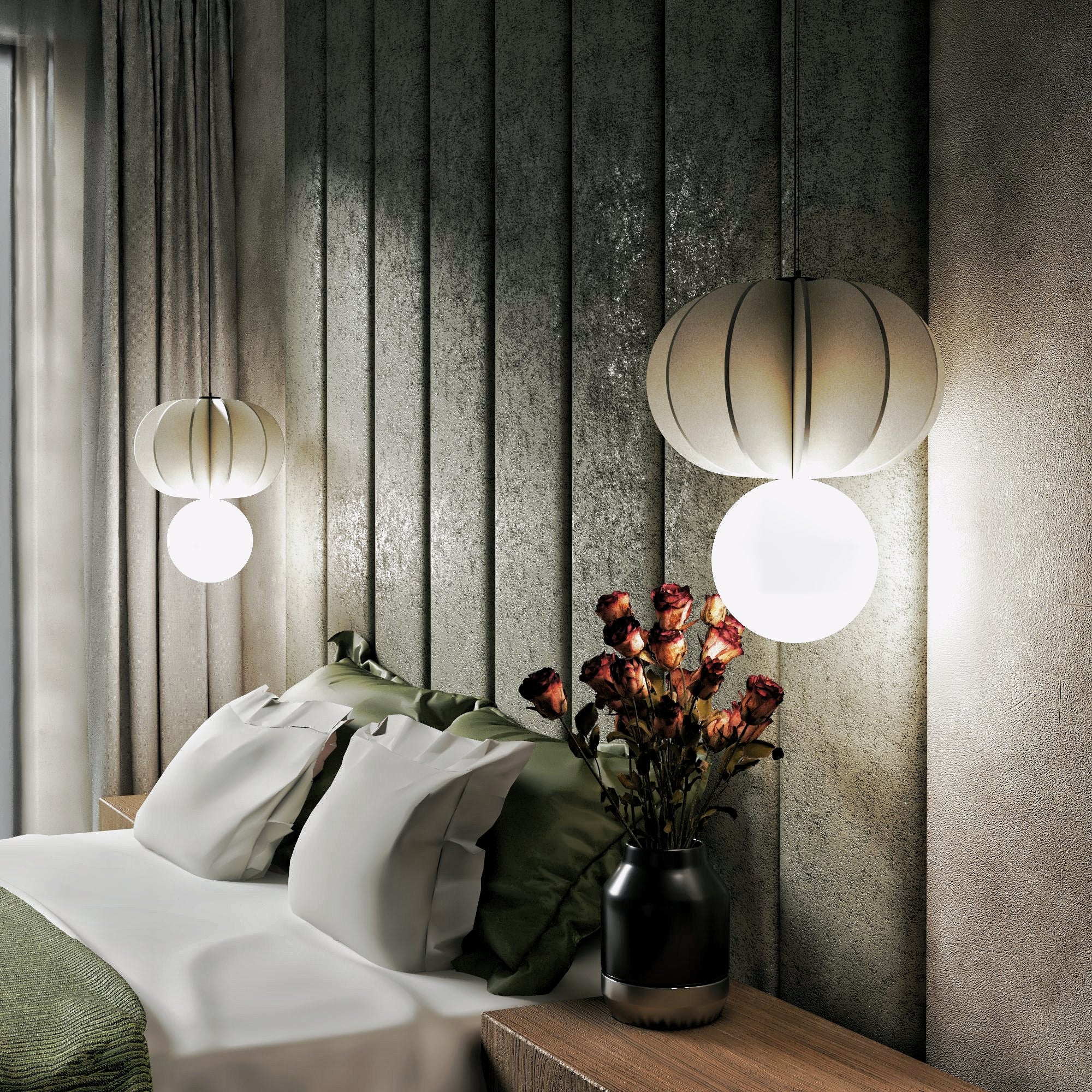 Acoustic Pendant Lamp "SOL 250P"