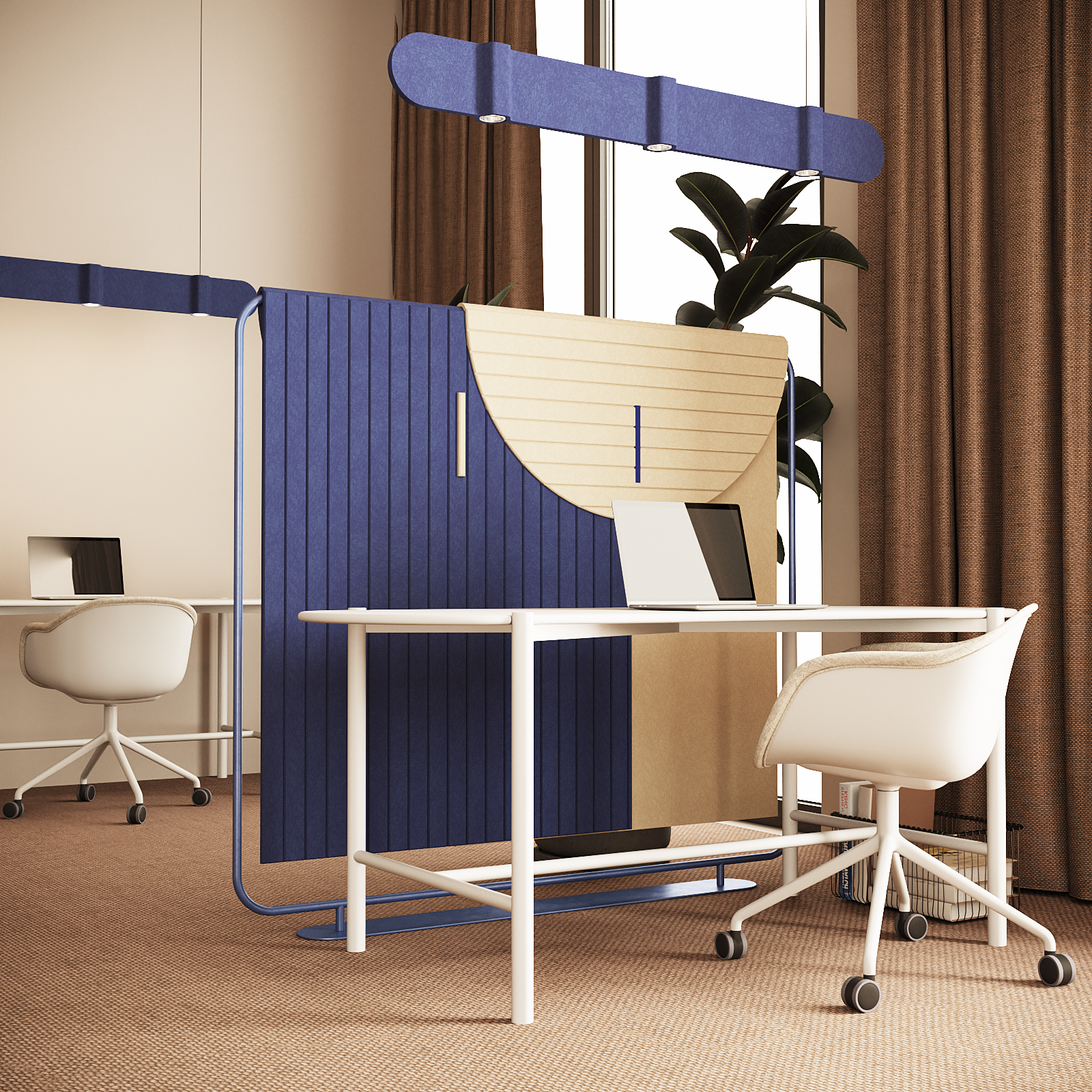 Acoustic Room Divider "Double Stratun"