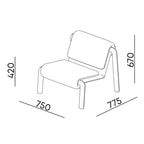 Lounge Chair "Falda"