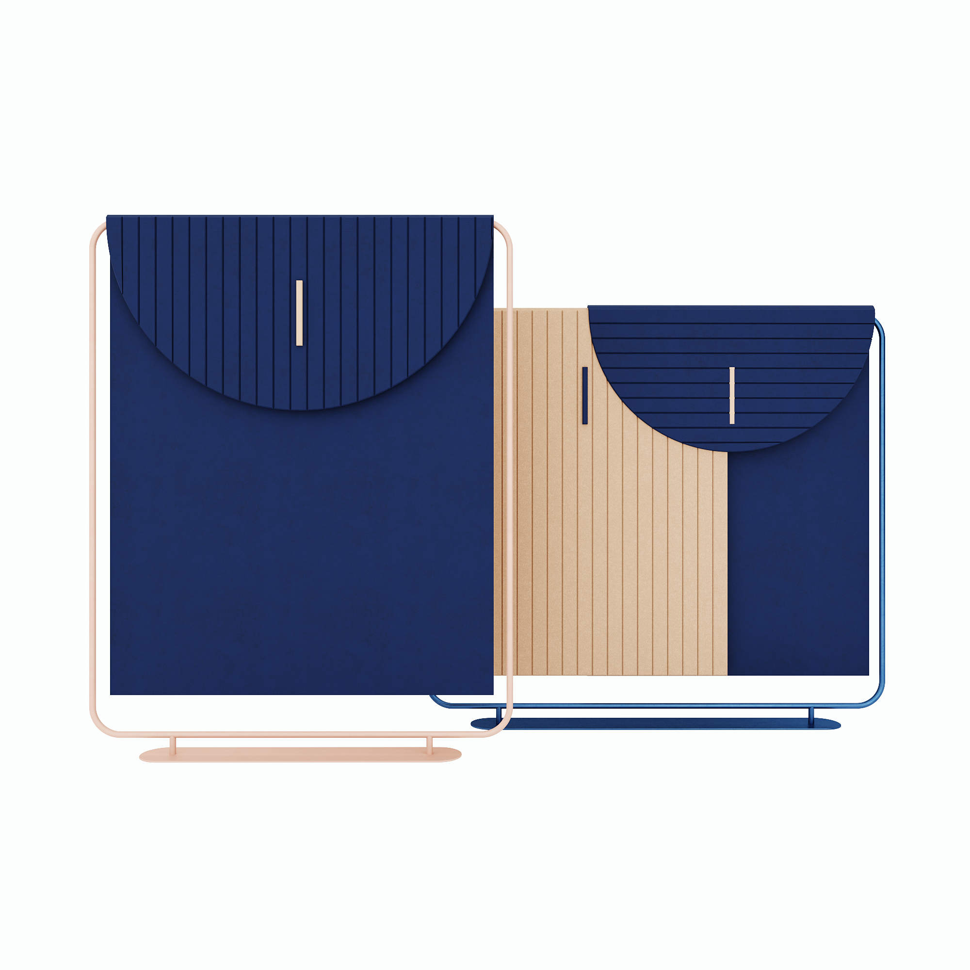 Acoustic Room Divider "Double Stratun"