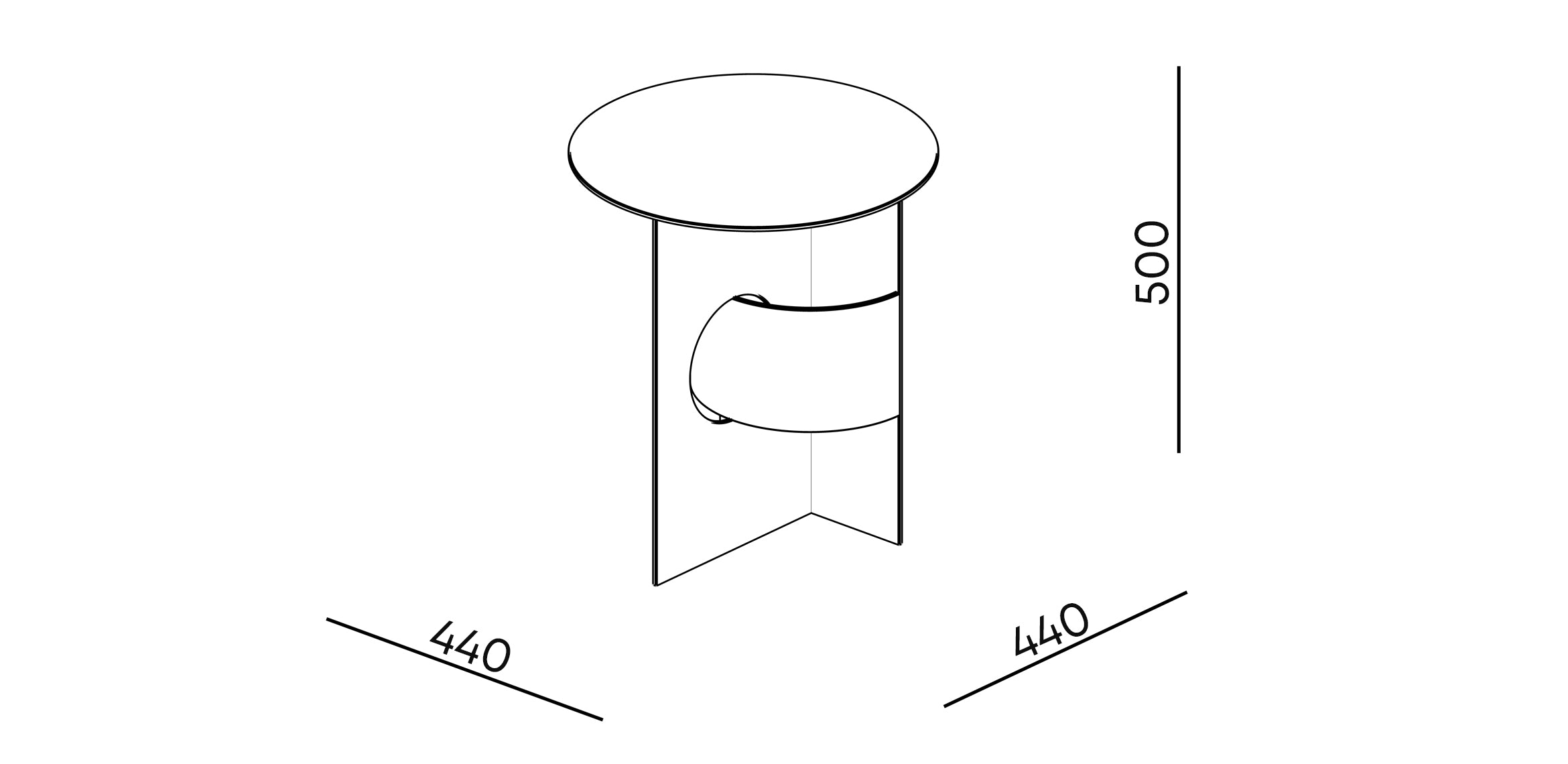 Coffee Table "Paper S"
