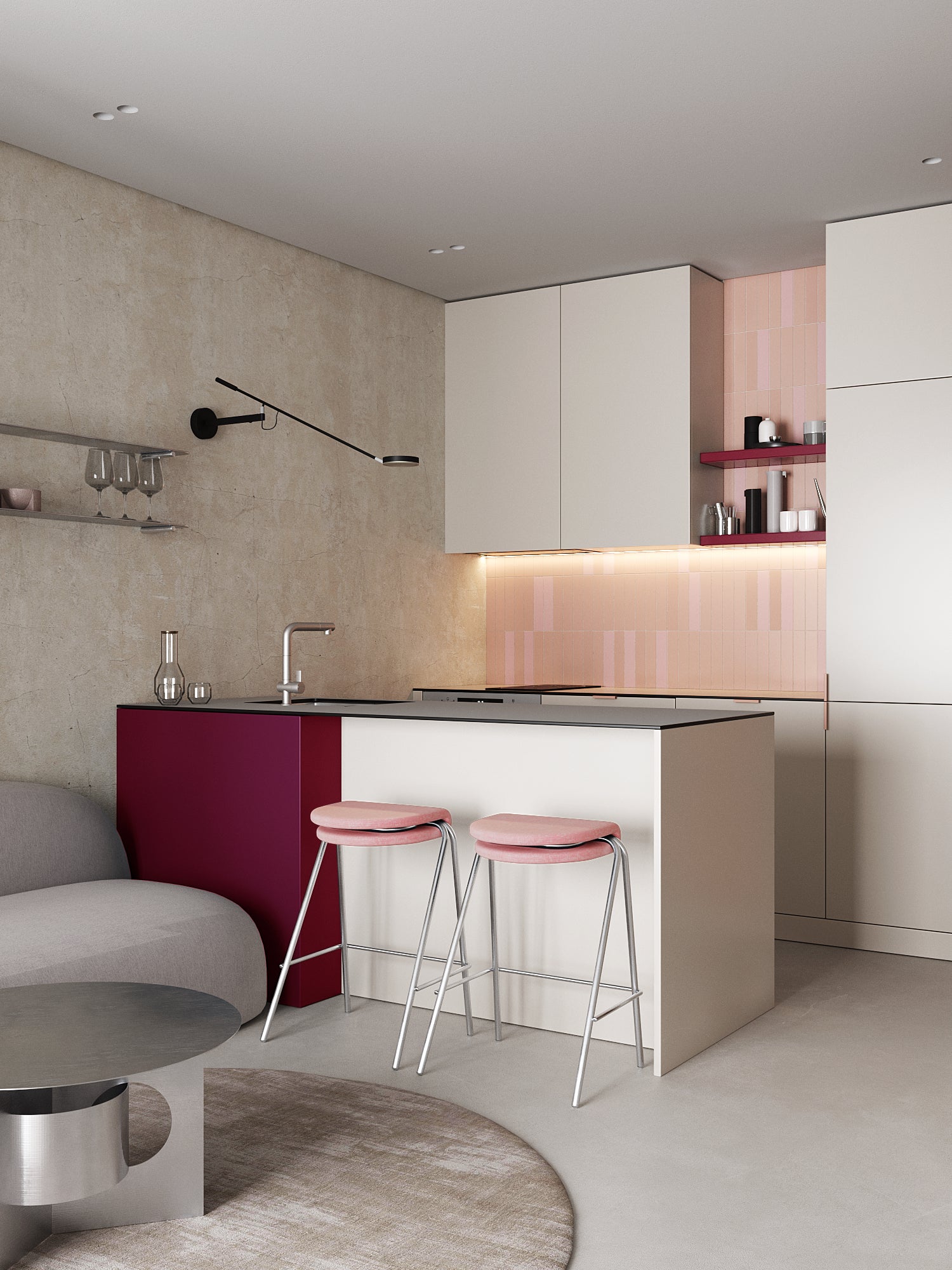 Stackable Bar Stool "Taco"