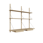 Shelves with Table "Twig", Model 4